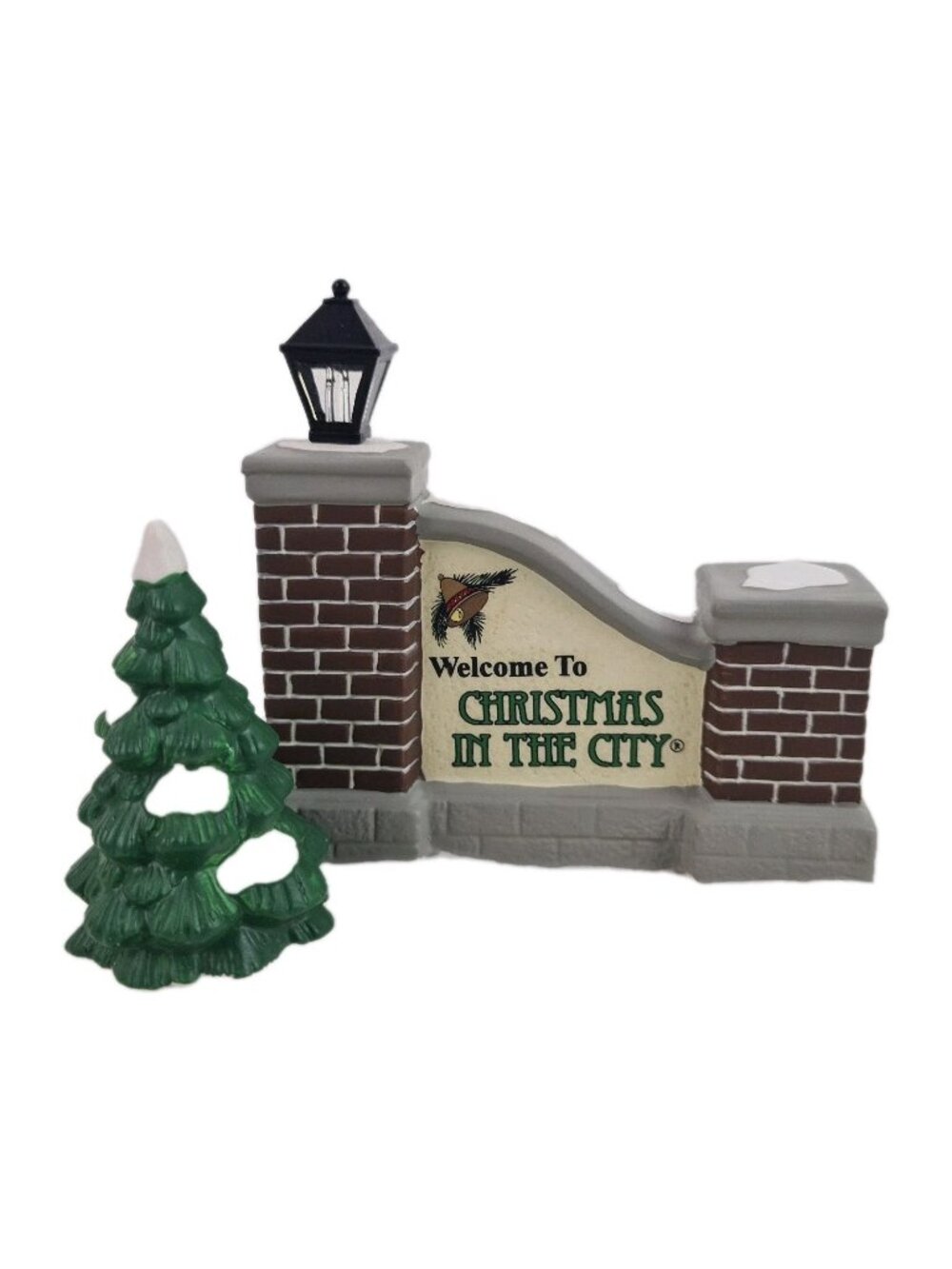Department 56 "Welcome To Christmas In The City Sign" 799987 Accessories Vntg
